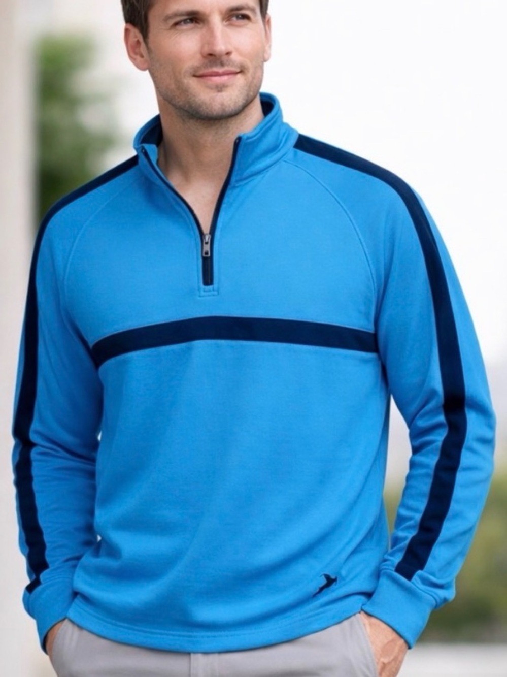 Dunning Golf Quarter Zip Pull Over Shirt Men’s Size L